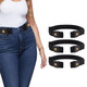 Adjustable Unisex Buckle-Free Stretch Belt (3-Pack) product