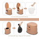 Portable Toilet Seat with Detachable Inner Bucket for Camping product