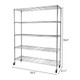5-Tier Steel Wire Shelving with Wheels product