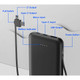 PowerMaster™ 10,000mAh Power Bank with Built-in Cable product