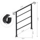1- or 3-Step Adjustable Wrought Iron Handrail product