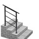 1- or 3-Step Adjustable Wrought Iron Handrail product