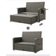 Rattan Loveseat Set with Ottoman product