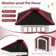 2-Story Wooden Outdoor Cat House product