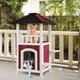 2-Story Wooden Outdoor Cat House product