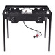Costway Double Burner Propane Cooker with Outdoor Stove Stand product