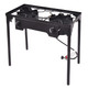 Costway Double Burner Propane Cooker with Outdoor Stove Stand product