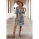Women's V-Neck Fit and Flare Dress product