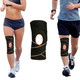 Extreme Fit® Copper-Infused Knee Compression Sleeve with Adjustable Straps product