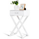 Costway X-Shaped Modern End Table Nightstand product