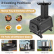 Portable 2-in-1 Wood Stove with a Heater and Cooker product
