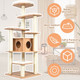 Costway 69" Modern Cat Tower with Removable Platforms product