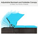 Rattan Lounge Chair with Adjustable Canopy product