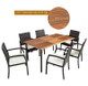 Rattan 7-Piece Dining Set with Umbrella Hole product