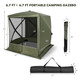 6.7 x 6.7-Foot Pop-up Gazebo with Netting & Carrying Bag product