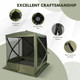 6.7 x 6.7-Foot Pop-up Gazebo with Netting & Carrying Bag product