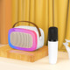 Portable Karaoke Bluetooth Speaker & Wireless Microphone with LED Light product