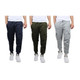 Men's Slim-Fit Cargo Pocket Fleece Jogger Sweatpants (1- or 3-Pack) product