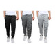 Men's Slim-Fit Cargo Pocket Fleece Jogger Sweatpants (1- or 3-Pack) product