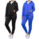 Women's Fleece-Lined Matching Zip-up Hoodie & Jogger (Set of 1 or 2) product