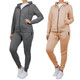 Women's Fleece-Lined Matching Zip-up Hoodie & Jogger (Set of 1 or 2) product