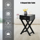 Costway X-Shape Nightstand Accent Table product