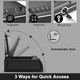 Quick-Access Dual Firearm Safety Device with Biometric Fingerprint Lock product