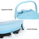 Costway Foldable Foot Spa Bubble Massager  product