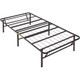 Twin XL Foldable Metal Platform Bed Frame by Amazon Basics® product