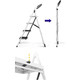 Neat-Living™ Folding 4-Step Iron Safety Step Ladder with Anti-Slip Tread product