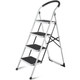 Neat-Living™ Folding 4-Step Iron Safety Step Ladder with Anti-Slip Tread product