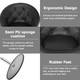 Adjustable PU Leather Swivel Chair with Round Tufted Back product
