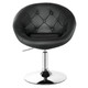 Adjustable PU Leather Swivel Chair with Round Tufted Back product