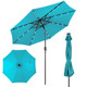 10-Foot Outdoor Patio Umbrella with Bright Solar LED Lights product