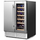 Dual-Zone Beverage and Wine Cooler Refrigerator product