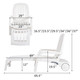 Costway Patio Adjustable Reclining Sunlounger  product