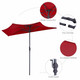 9-Foot Half-Round Patio Umbrella product