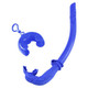 Diving Snorkel Portable Foldable Multi-color Silicone Freediving Snorkel For Swimming Diving Color Blue product