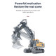 Remote Control Excavator ,1:20 Remote Control Digger Excavator Toys,11CH Engineering Vehicle Excavator Toy product