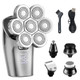 7- Head Shavers 5-in-1 Electric Head Razors for Men Shaver Rechargeable  Electric Portable Travel Shaver Hair Trimmer product