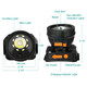 Headlamp Wearable Camera1080P Headlamp Headlight Body Cam Waterproof Rechargeable Camera with Flashlight for Outdoor Running Camping Hiking Fishing product