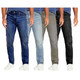 Men's Flex Stretch Slim Straight Jeans with 5 Pockets (3-Pair) product