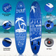 Costway Inflatable Stand Up Paddle Board with Carry Bag and Adjustable Length product