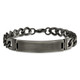Brushed Antiqued Stainless Steel ID Bracelet  product