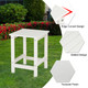 Single Layer Square Outdoor Side Table product