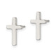 Stainless Steel Polished Cross Post Earrings product