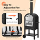 Wood Fire Pizza Oven for Outdoor Grill product