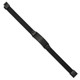 8.-5-inch Brushed IP-Plated Stainless Steel Leather Bracelet product