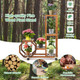 Costway 6-Tier Rolling Wooden Plant Stand Shelf product