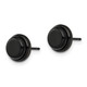 Stainless Steel Polished Black IP-Plated Post Earrings product